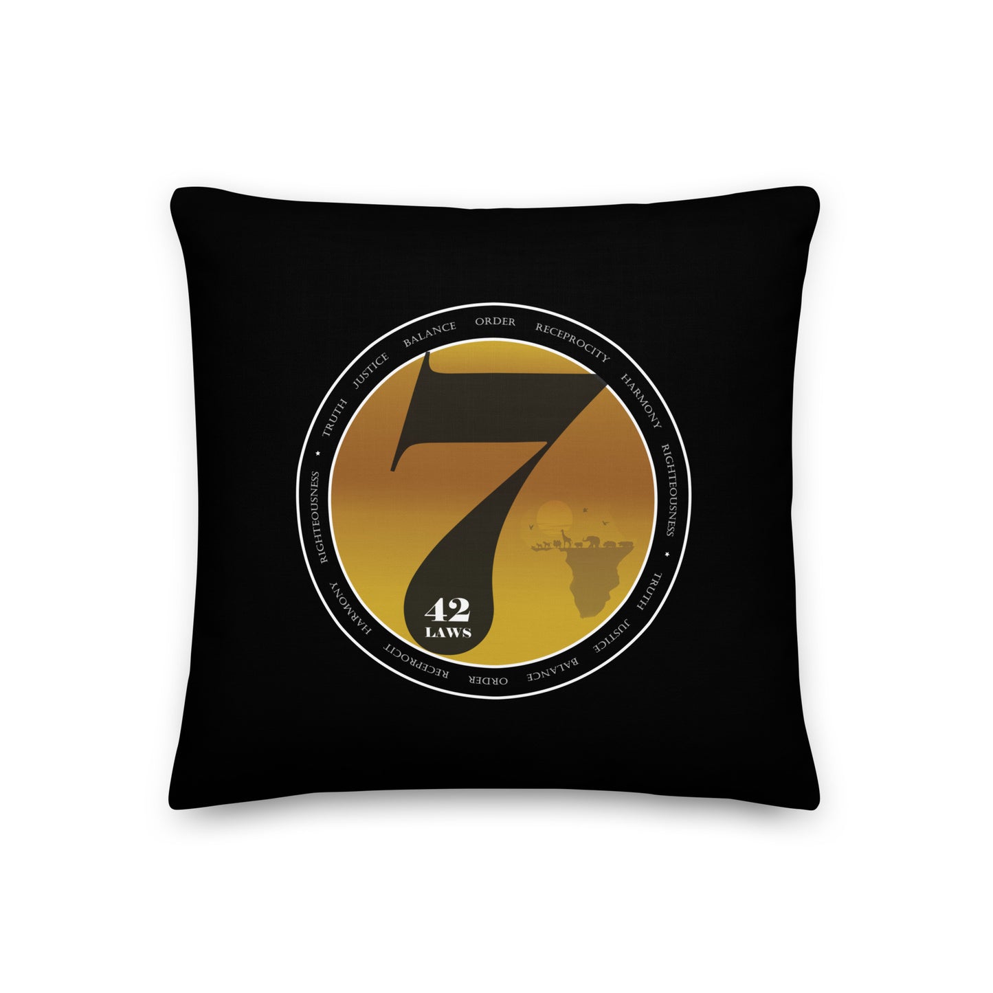 Principles of Ma'at Premium Pillow