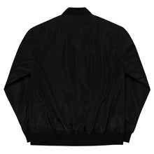 Load image into Gallery viewer, Black Responsibility Bomber Jacket