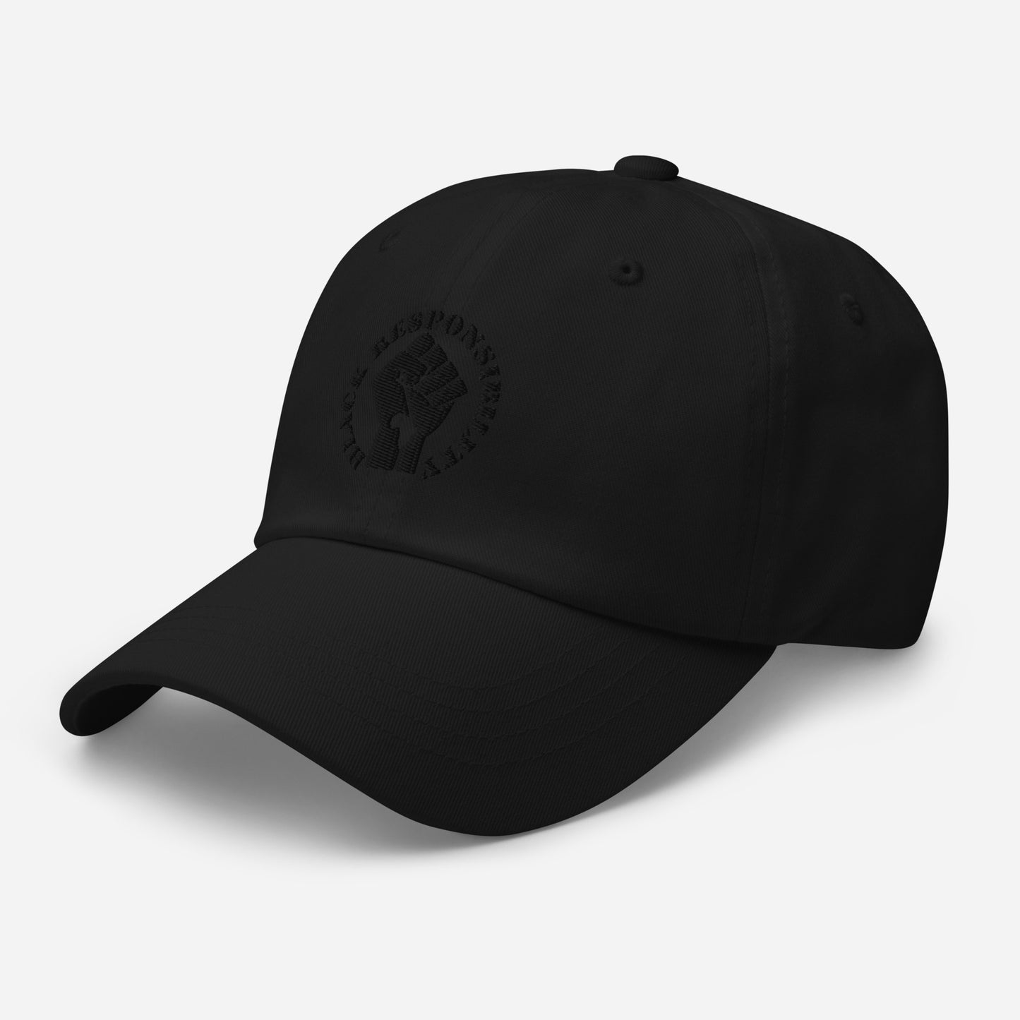 Black Responsibility Dad Hat