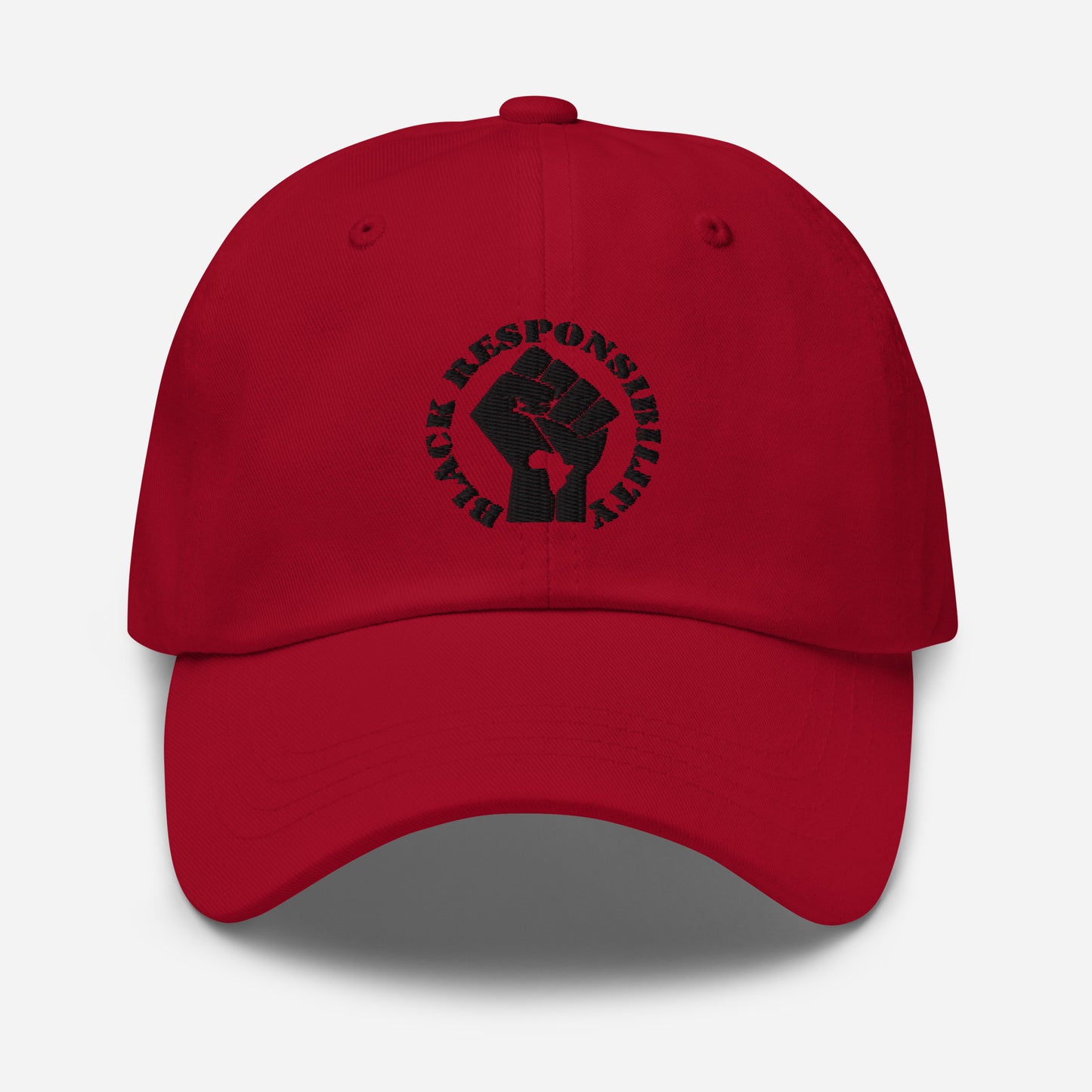 Black Responsibility Dad Hat