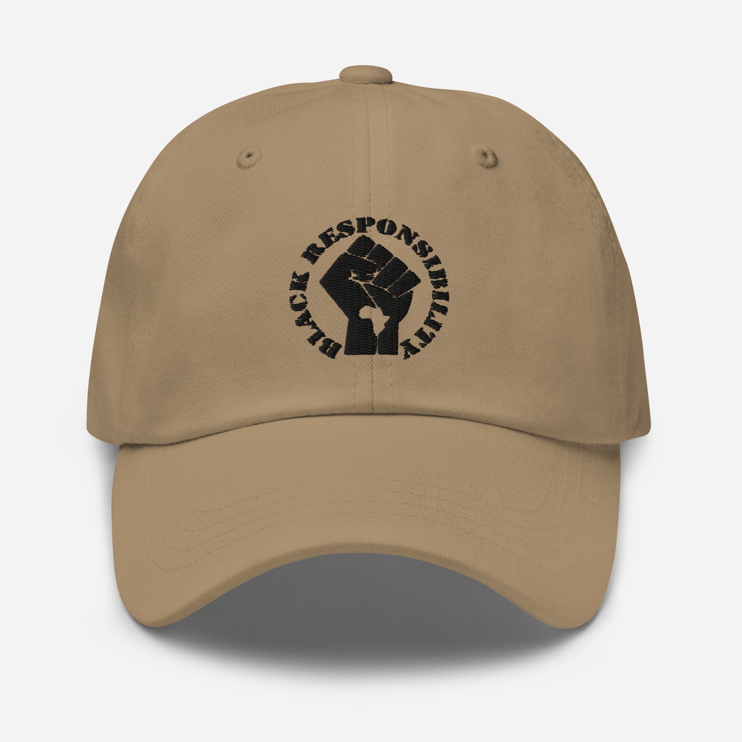 Black Responsibility Dad Hat