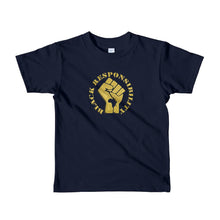 Load image into Gallery viewer, Youth Black Responsibility Tee