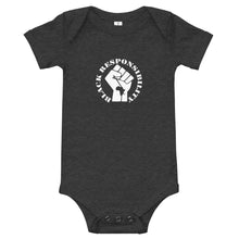 Load image into Gallery viewer, Black Responsibility Onesie