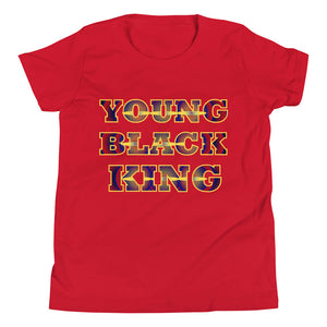 Young Black King Youth T-Shirt
